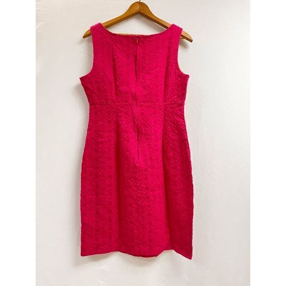 Signature by Sangria Women's Lined Sleeveless A-line Mini Dress Pink Size 12 - Picture 3 of 8